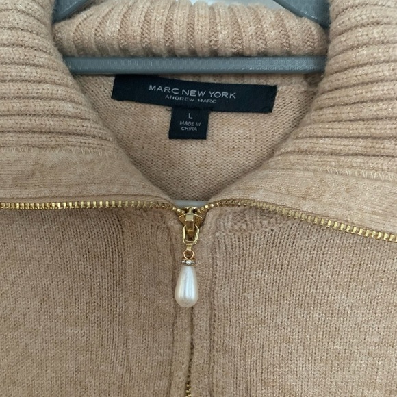 Marc of New York - Large - 1/4 Zip Fold Over Collar - Picture 2 of 3